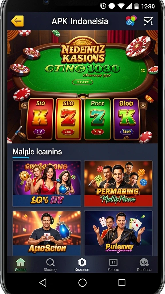 Screenshot saat pengaturan tim dan strategi.