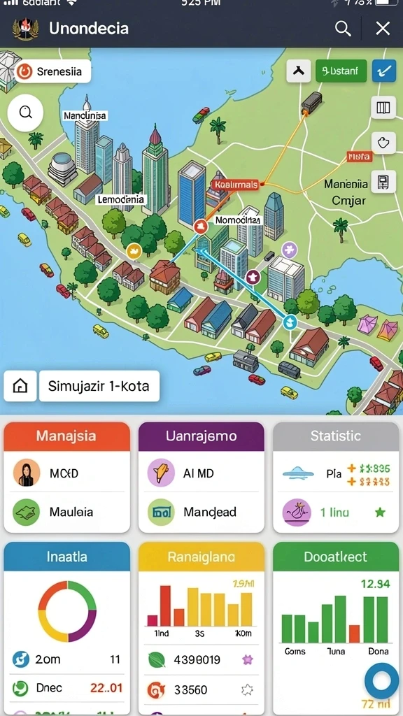 Karakter-karakter unik yang membuat permainan semakin beragam.