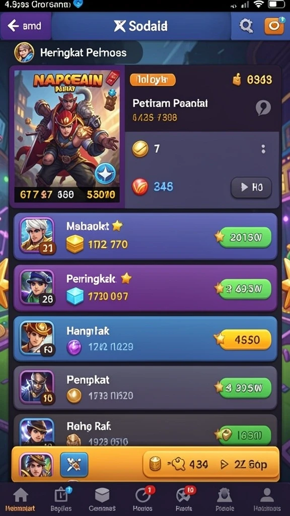Deskripsi level baru yang seru dan menantang.