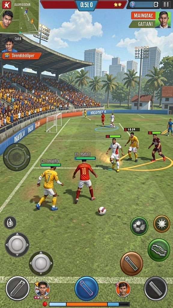 Sistem pertarungan yang dinamis dan strategis.