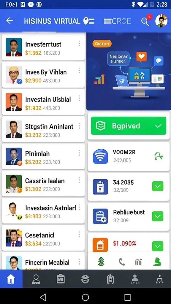 Deskripsi interaksi pengguna yang mudah dipahami.