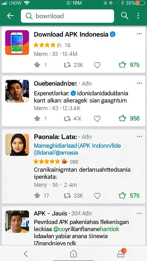 Screenshot 1: Tampilan menu utama yang menarik.