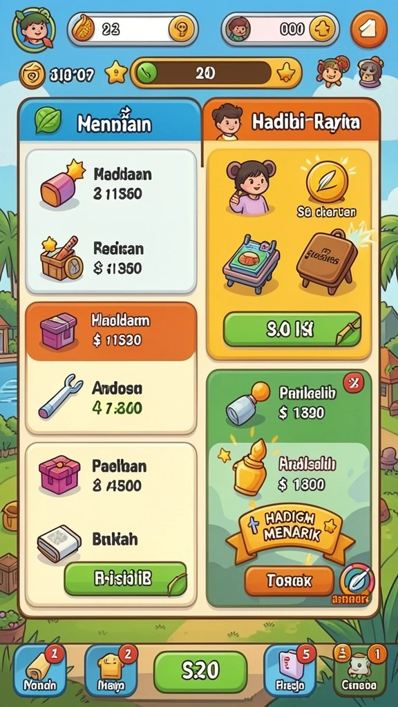 Beragam pilihan permainan yang menarik dan menguntungkan.