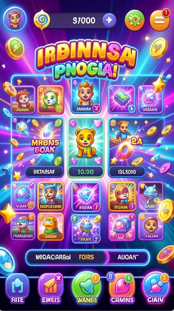 Fitur permainan yang beragam dan menyenangkan.