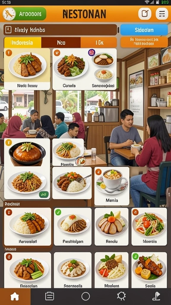 Screenshot yang menunjukkan pemandangan indah dalam game.