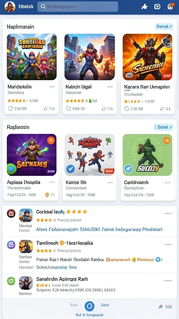 Level yang menantang dan beragam.