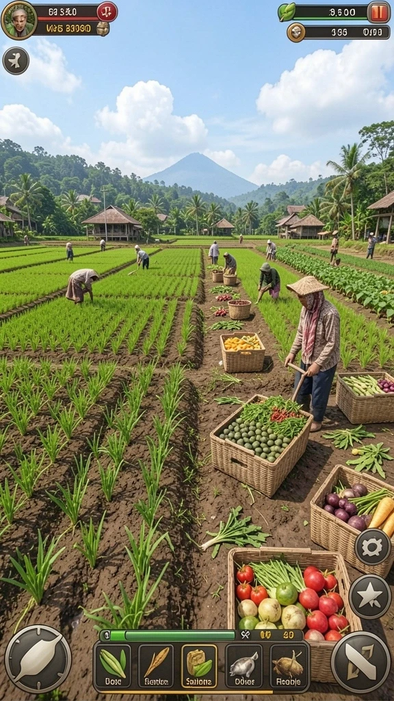 Tampilan karakter utama yang menarik dan berwarna.