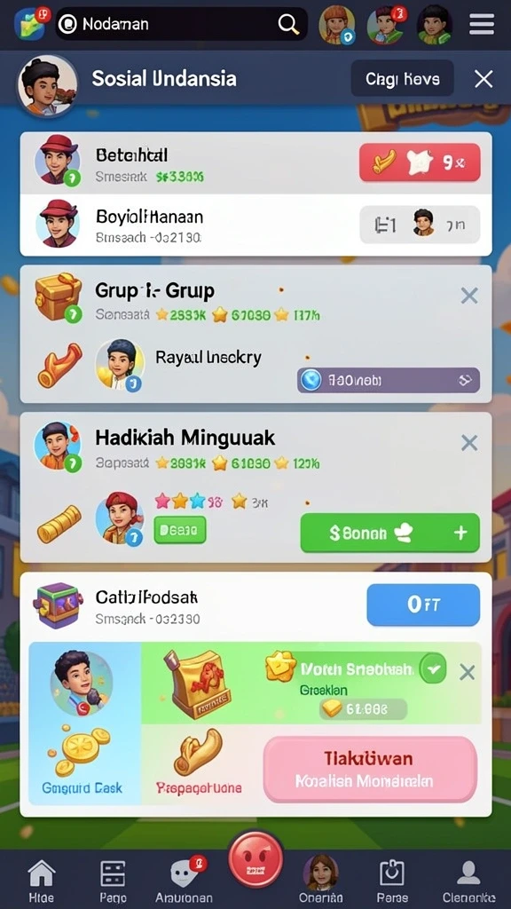 Tampilan antarmuka yang user-friendly dan menarik.