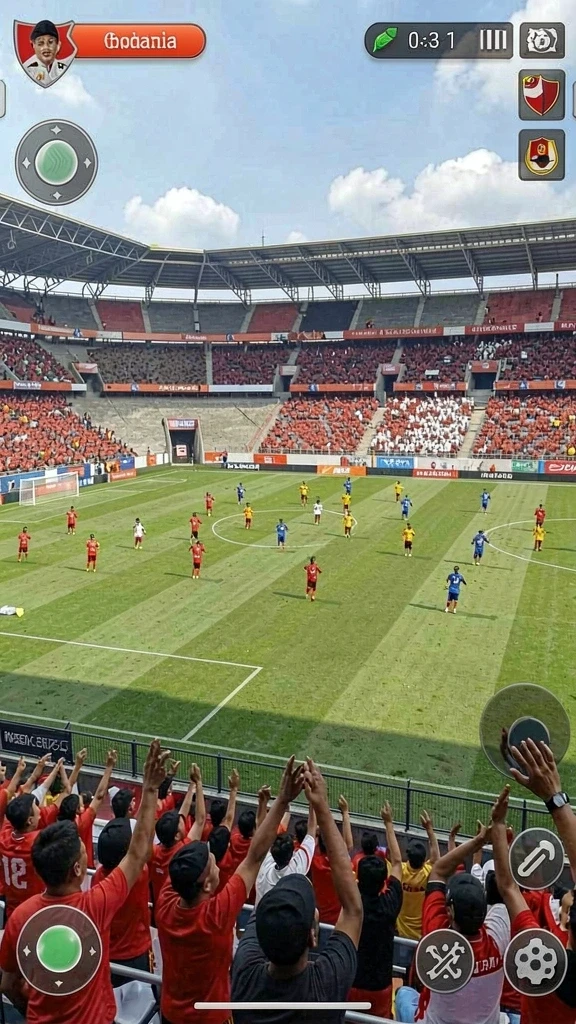 Interaksi sosial yang seru antara pemain di dalam game.