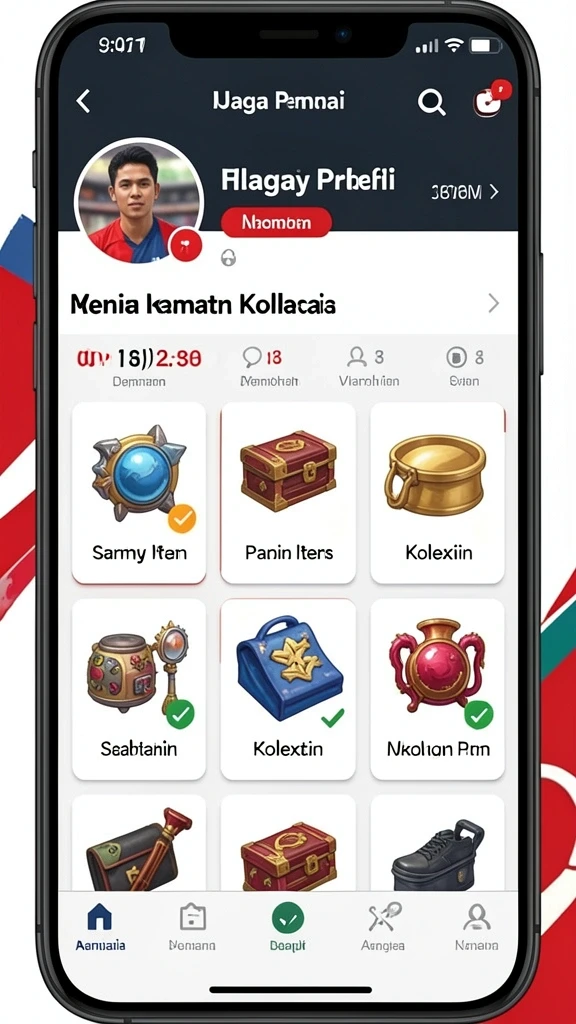 Fitur komunitas yang memungkinkan interaksi pemain.