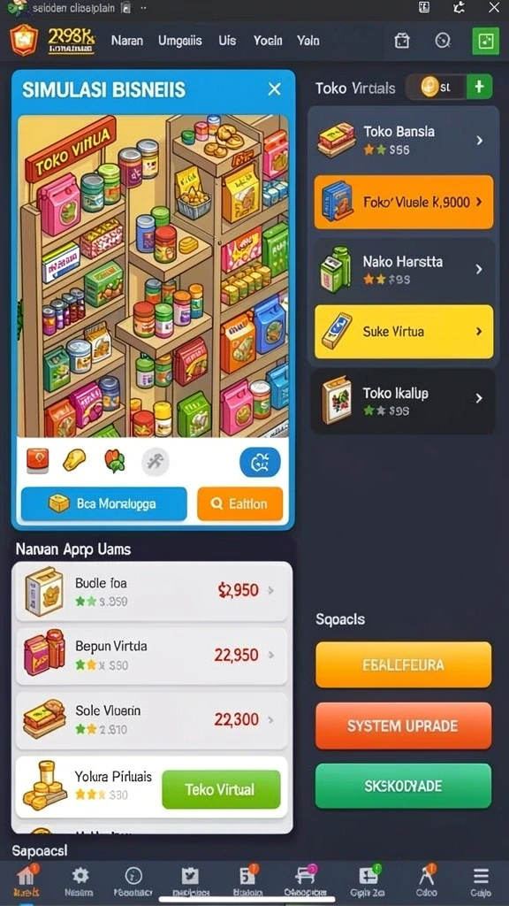 Screenshoot menampilkan salah satu level dengan tantangan seru.