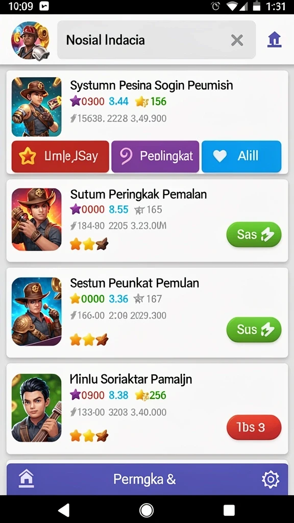 Karakter unik dengan kemampuan spesial.