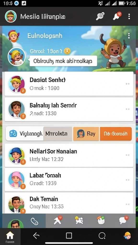 Tampilan grafis yang memukau dan berwarna.