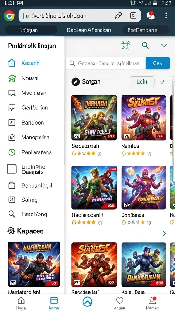 Berbagai karakter yang dapat dipilih dan disesuaikan.
