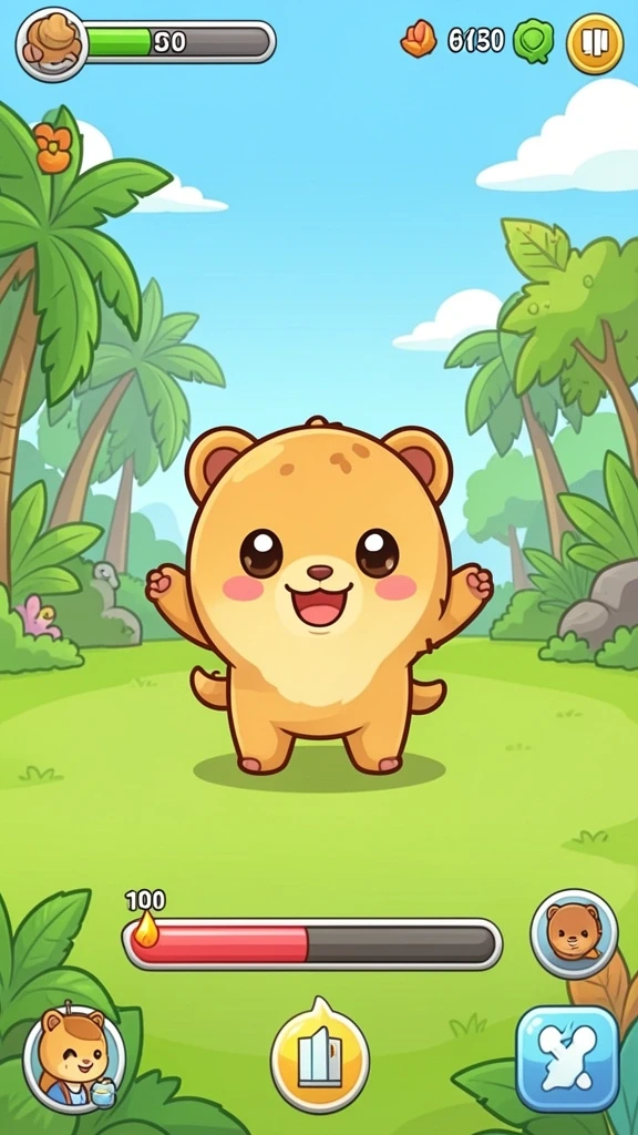 Menampilkan karakter karakter menarik di dalam game.