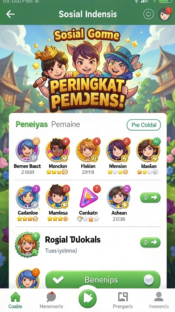 Tangkapan layar dari petualangan seru di level baru.