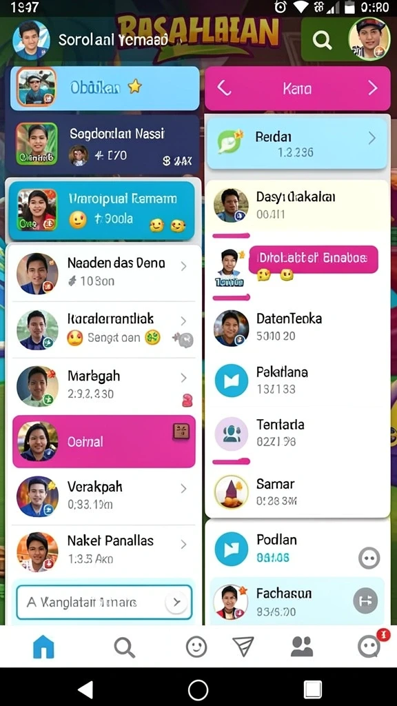 Screenshot menampilkan karakter utama dalam aksi seru.