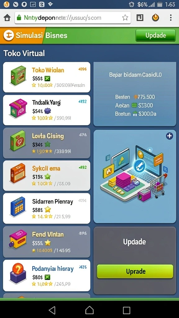 Screenshot kedua menampilkan fitur bonus yang menarik.