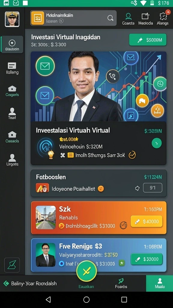 Misi harian yang menantang dan menarik.