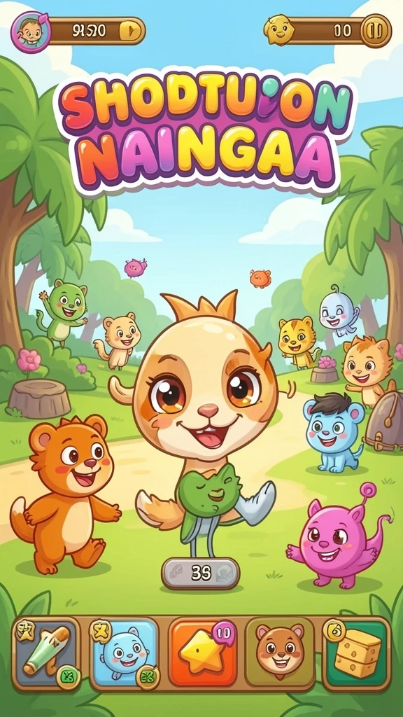 Screenshot menunjukkan gameplay yang seru dan adiktif.