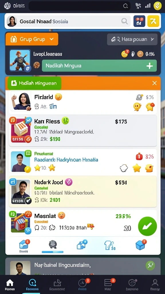 Screenshot menunjukkan karakter utama dalam pertarungan epik.