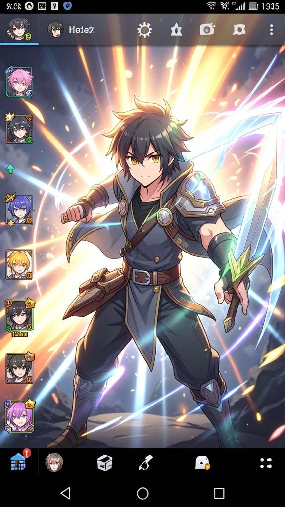 Tampilan mini-game yang menarik dan penuh warna.