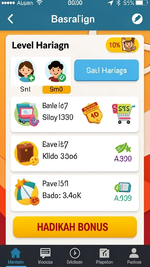 Tangkapan layar momen bersosialisasi dengan pemain lain.