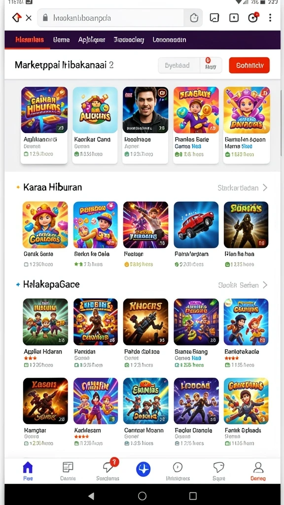 Mode permainan yang beragam dan seru untuk semua pemain.