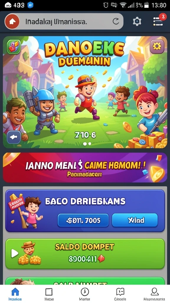 Berbagai mode permainan yang seru.