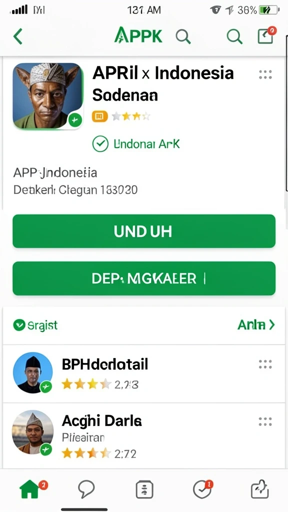 Screenshot pertama menunjukkan gameplay menegangkan di level tinggi.