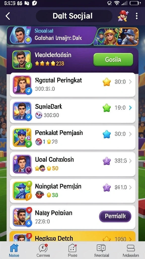 Tampilan antarmuka yang user-friendly.