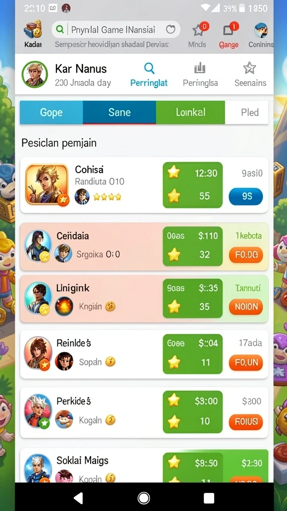 Tampilan antarmuka yang menarik dan mudah digunakan.