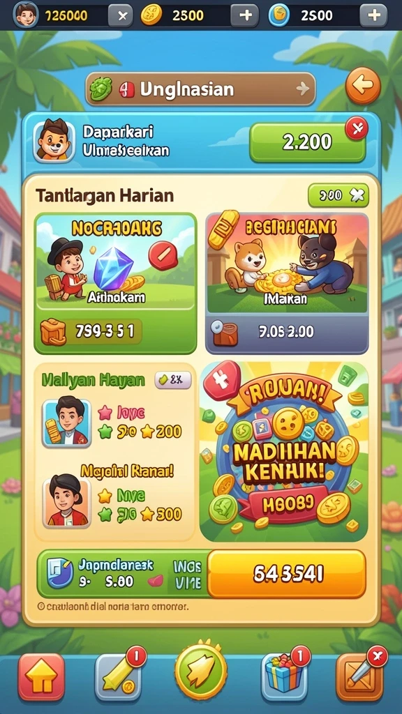 Beragam tantangan yang memacu adrenalin.