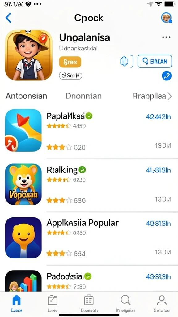 Level yang beragam dan menantang.