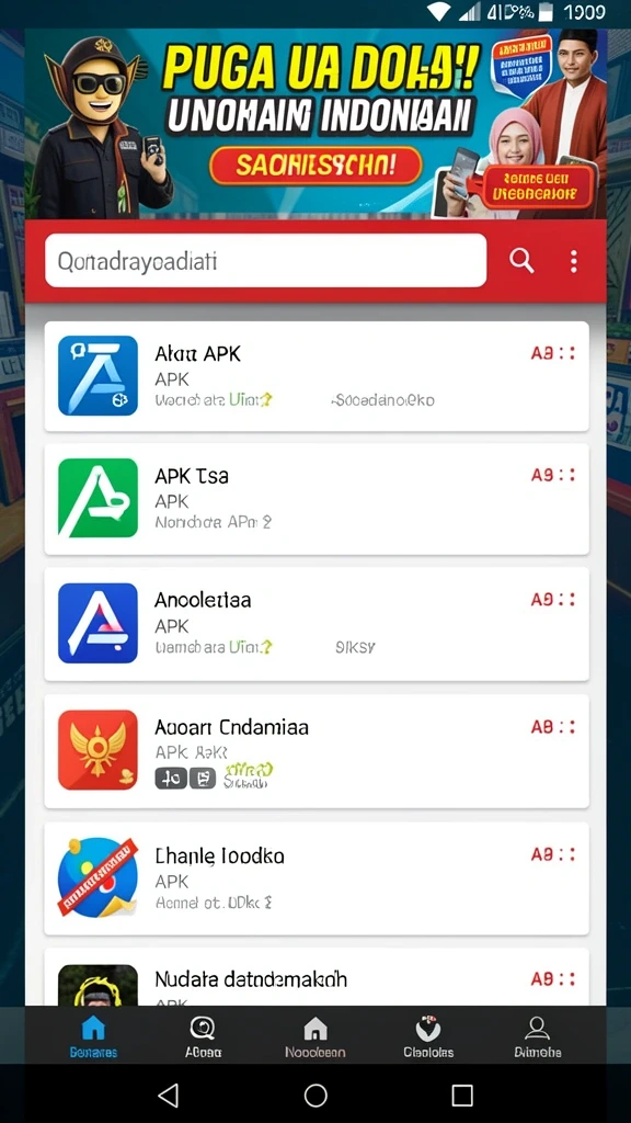 Tampilan awal permainan yang memikat dengan grafis yang indah.