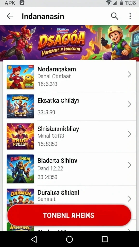 Screenshot menunjukkan karakter utama di tengah hutan magis.