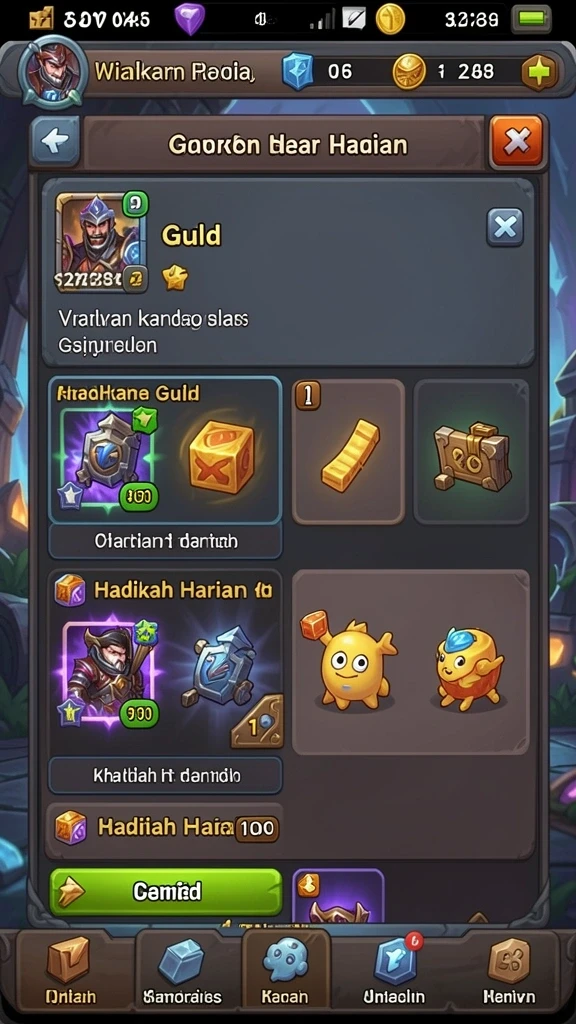 Screenshot menampilkan tampilan awal permainan RPLOOT yang menarik.