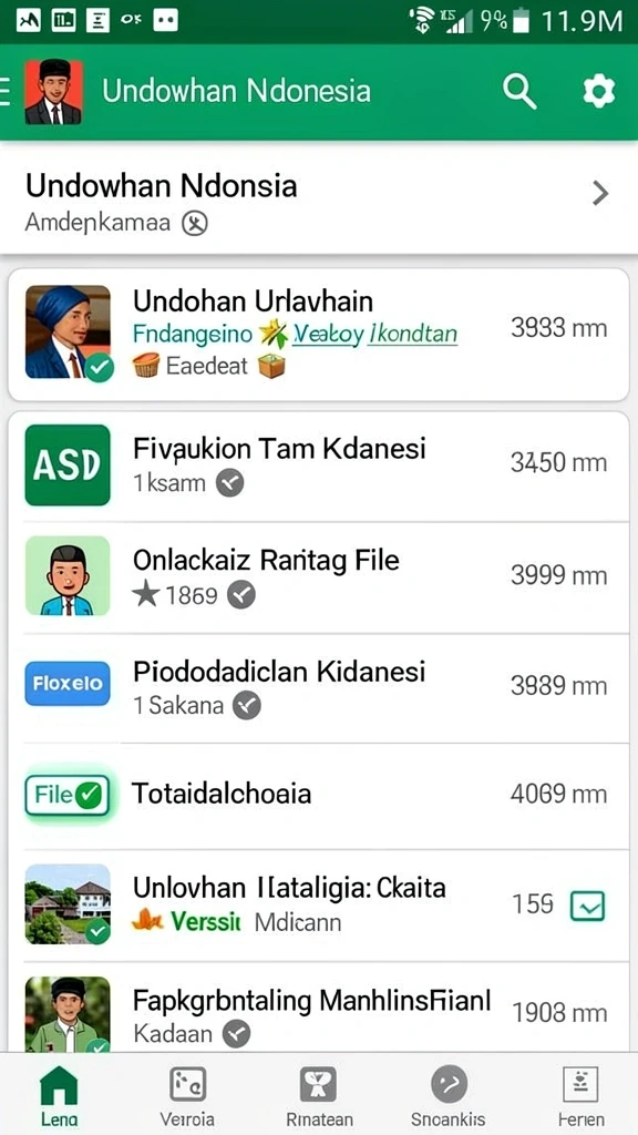 Karakter unik dengan kemampuan masing-masing.