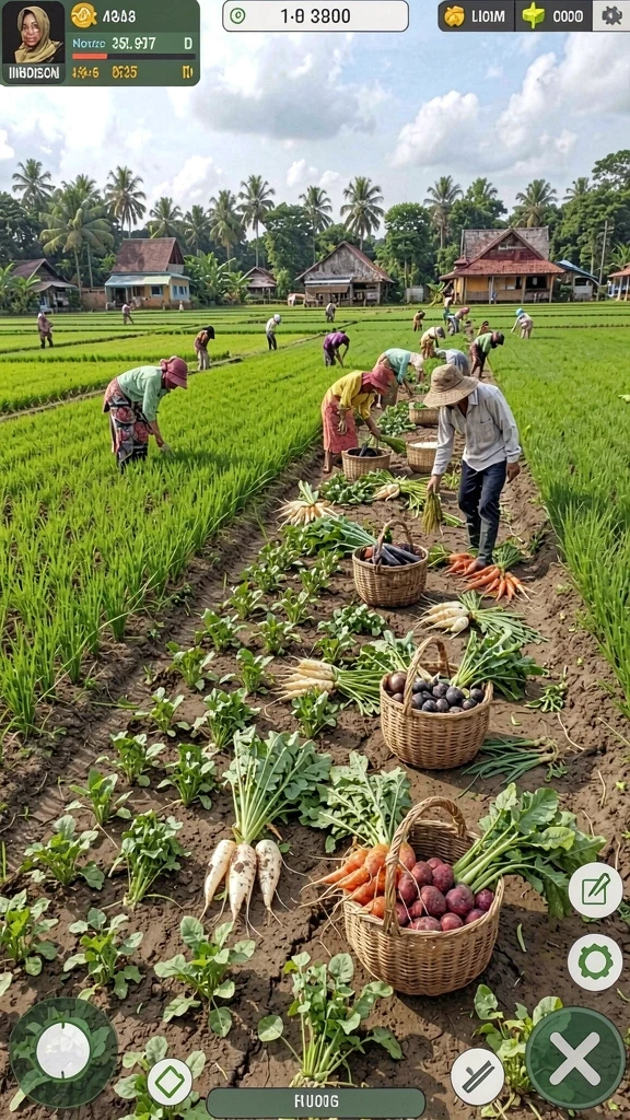 Tampilan mode permainan yang bervariasi dan seru.
