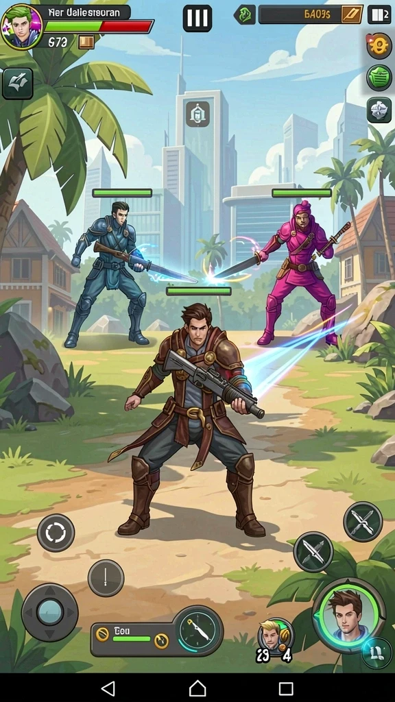 Screenshot memperlihatkan mode multiplayer yang seru dan interaktif.