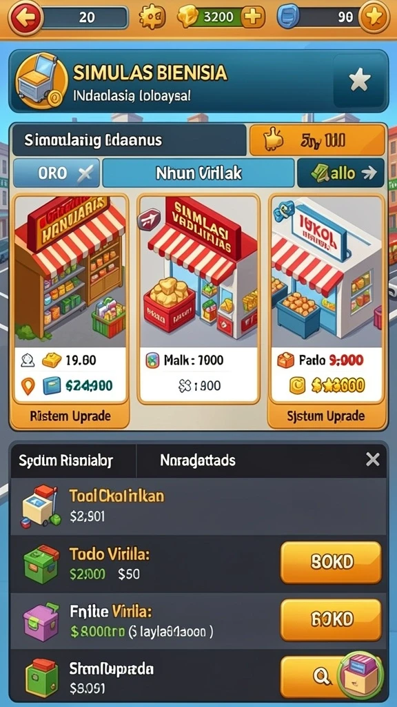 Antarmuka pengguna yang sederhana dan menarik.