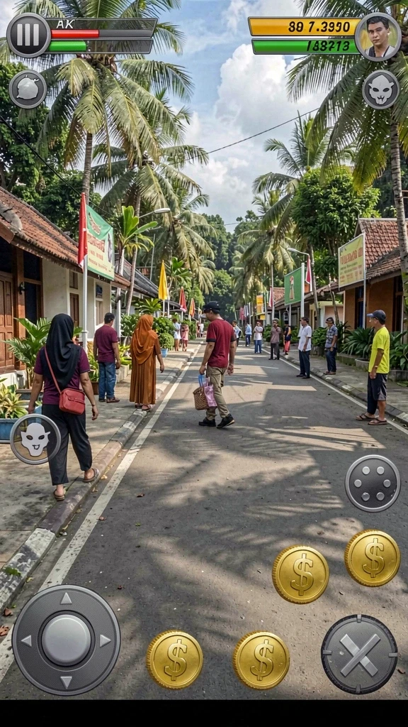 Tampilan utama SIP33 dengan karakter yang menarik.