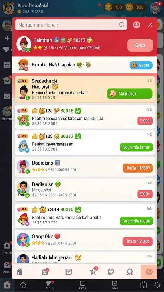 Aksi seru dalam pertempuran multiplayer.