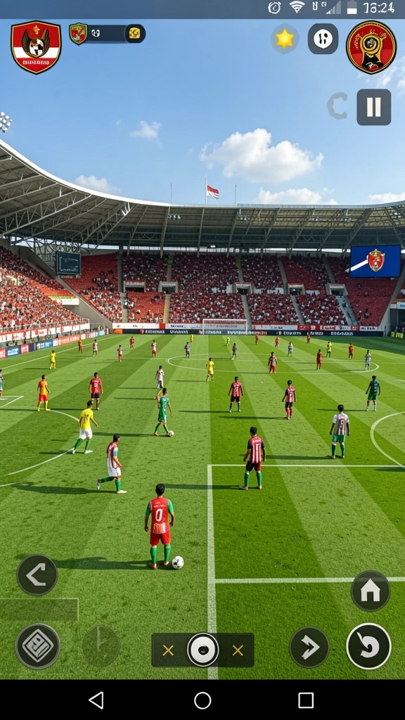 Screenshot dari mode multiplayer yang menyenangkan.