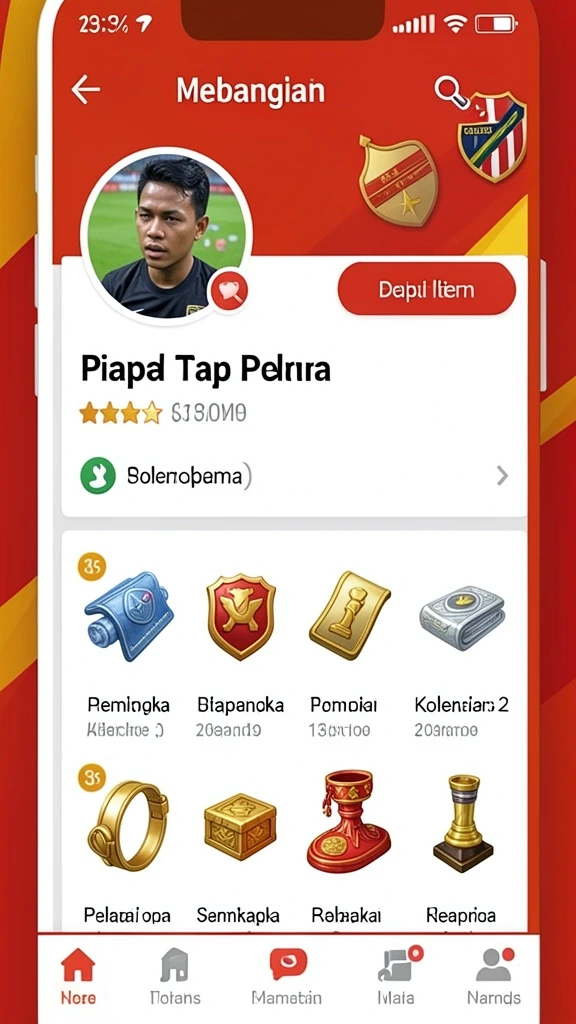 Sistem reward yang adil dan memotivasi pemain.
