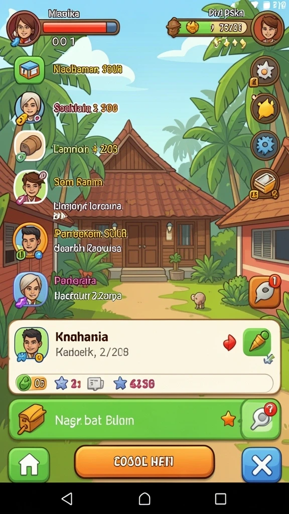 Karakter dengan berbagai kemampuan unik.