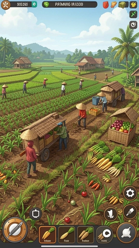 Tampilan menu utama yang menarik perhatian.