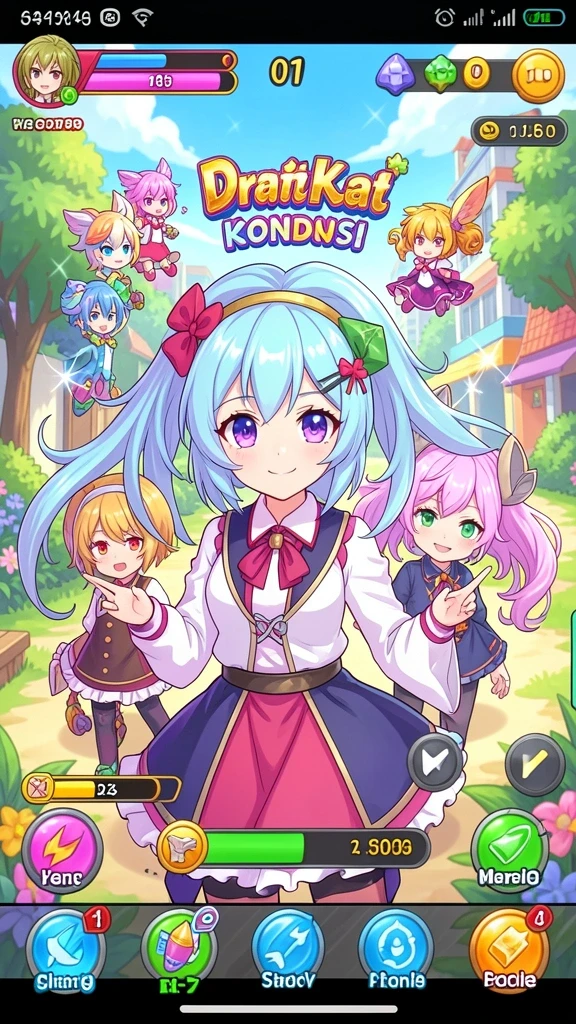 Gameplay interaktif dengan banyak pilihan.