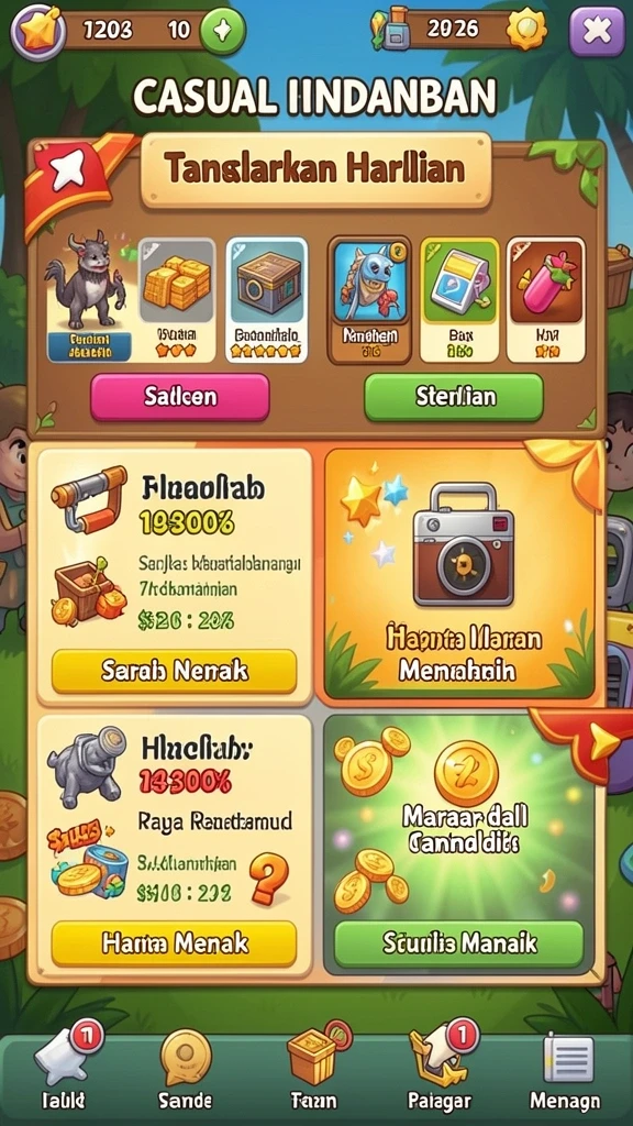 Karakter yang beragam dengan kemampuan unik.